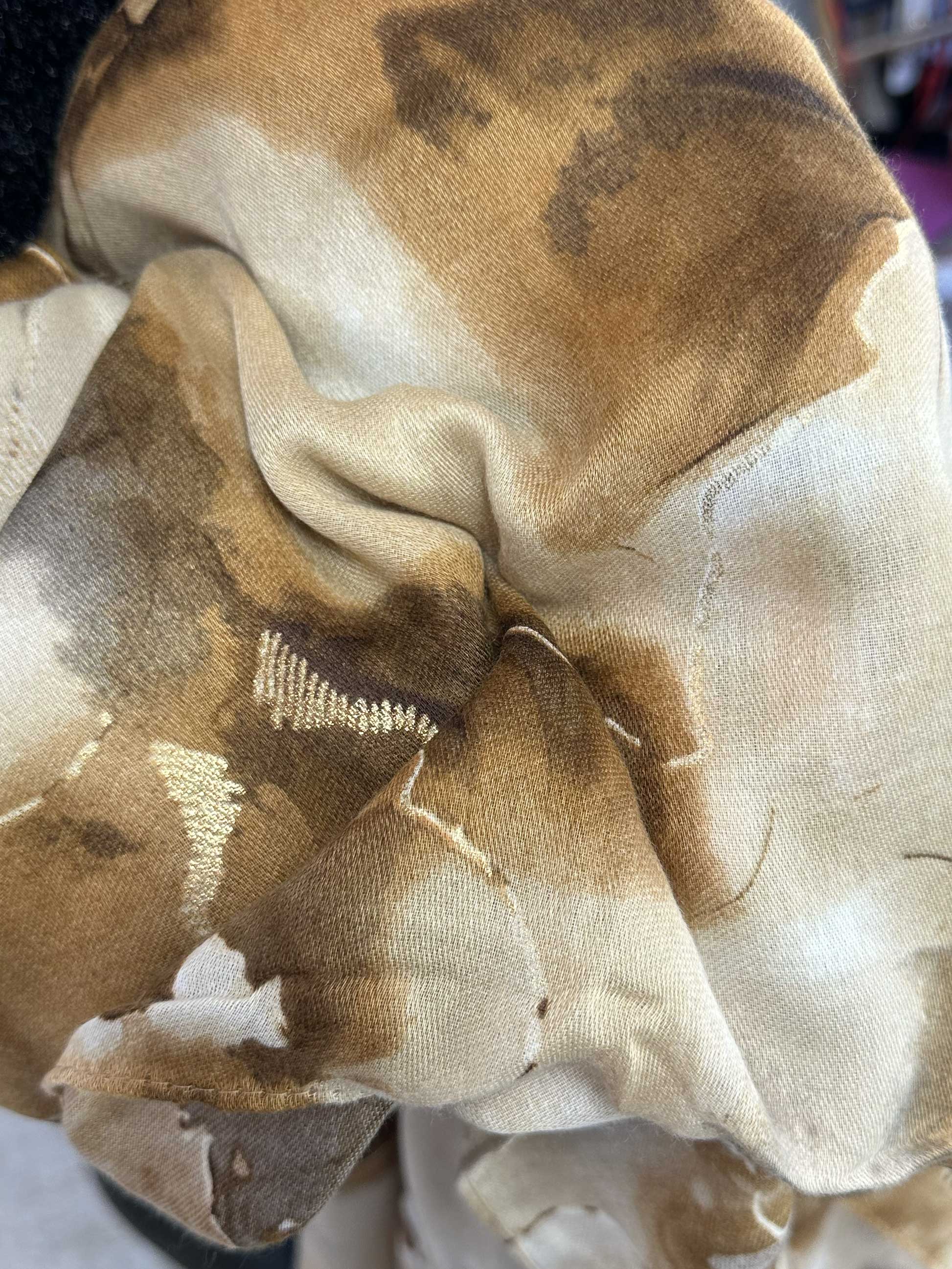 Jana Marble - Halsduk i viskos med marmortryck